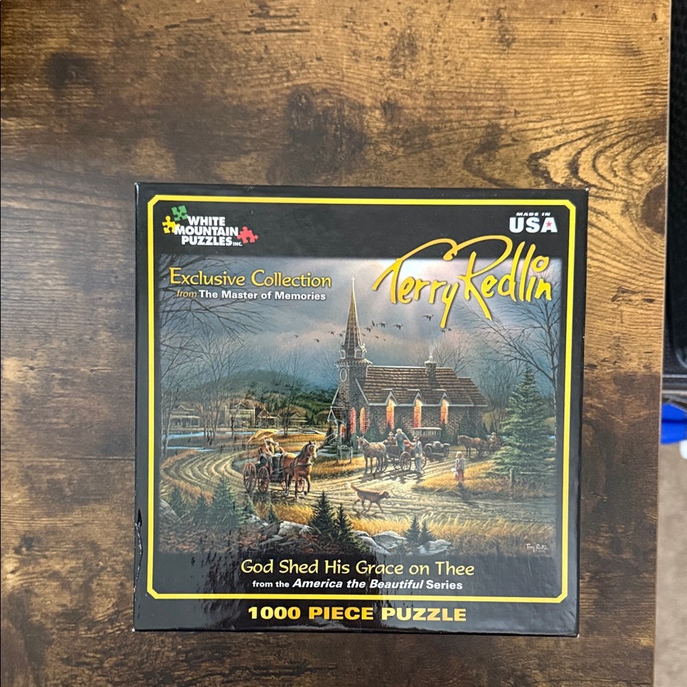 "God Shed His Grace on Thee" 1000-Piece Puzzle - Black Box